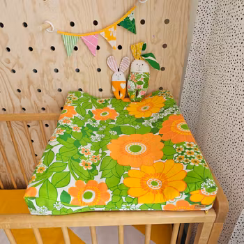 Överdrag till skötbord