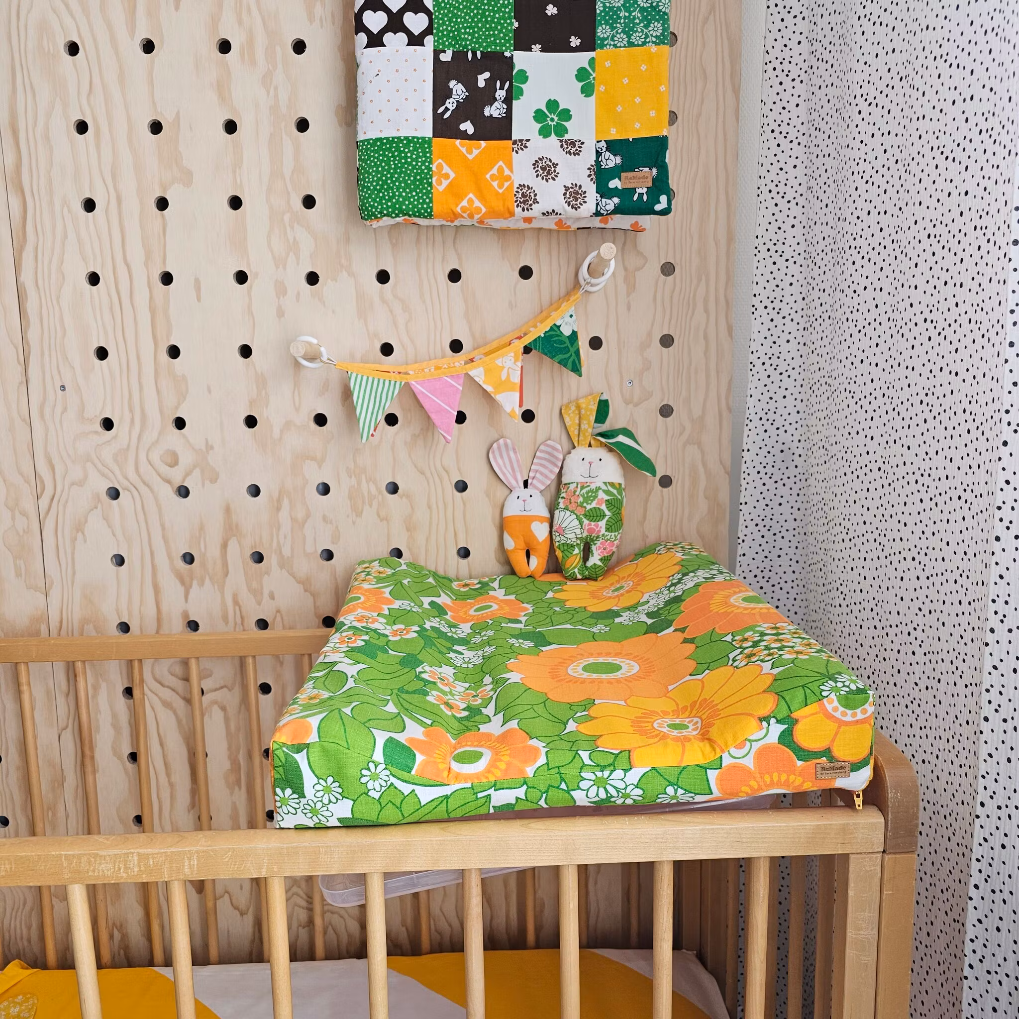 Överdrag till skötbord