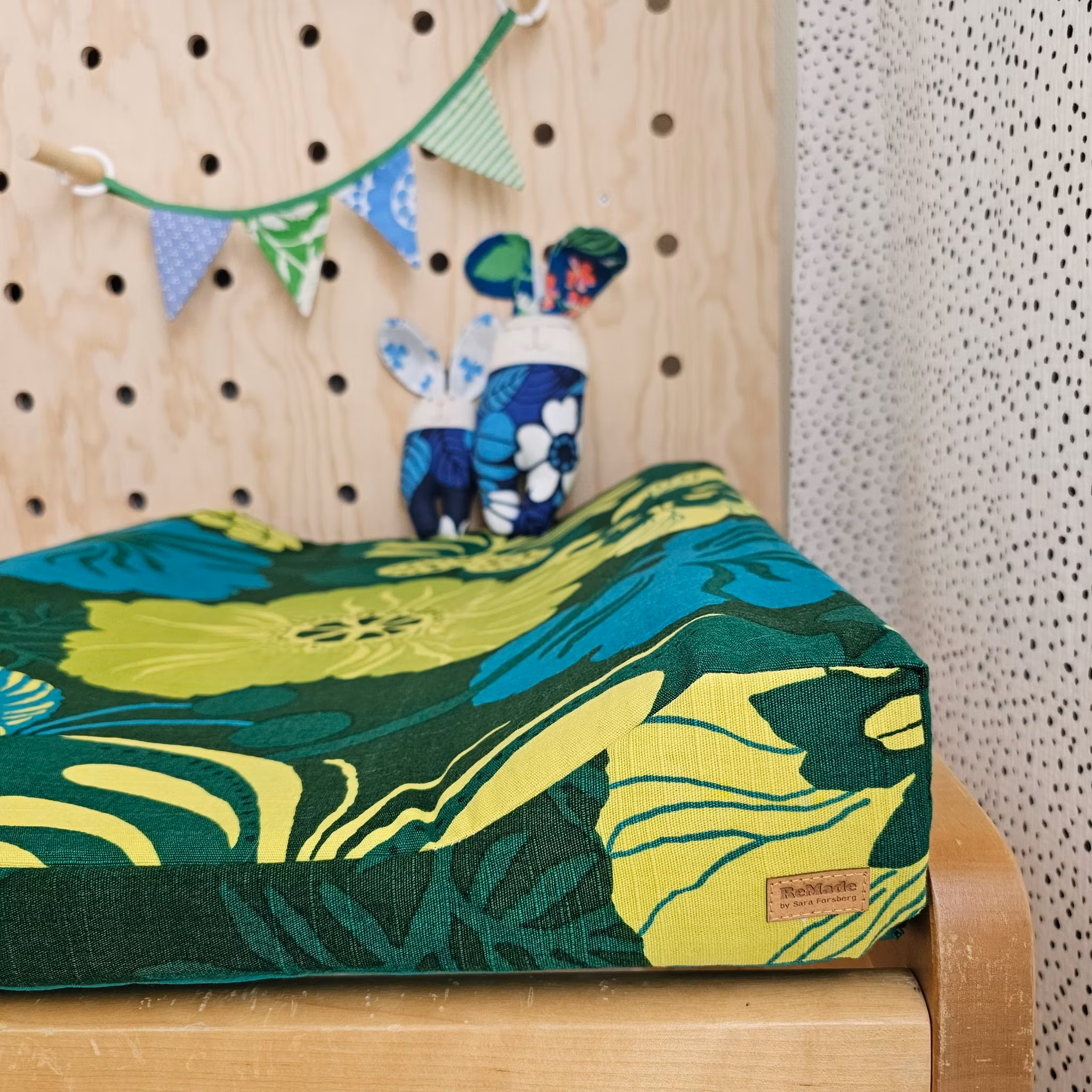 Överdrag till skötbord