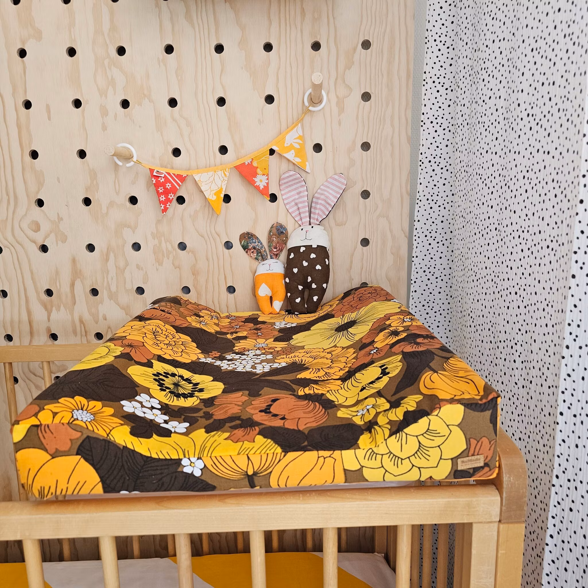 Överdrag till skötbord