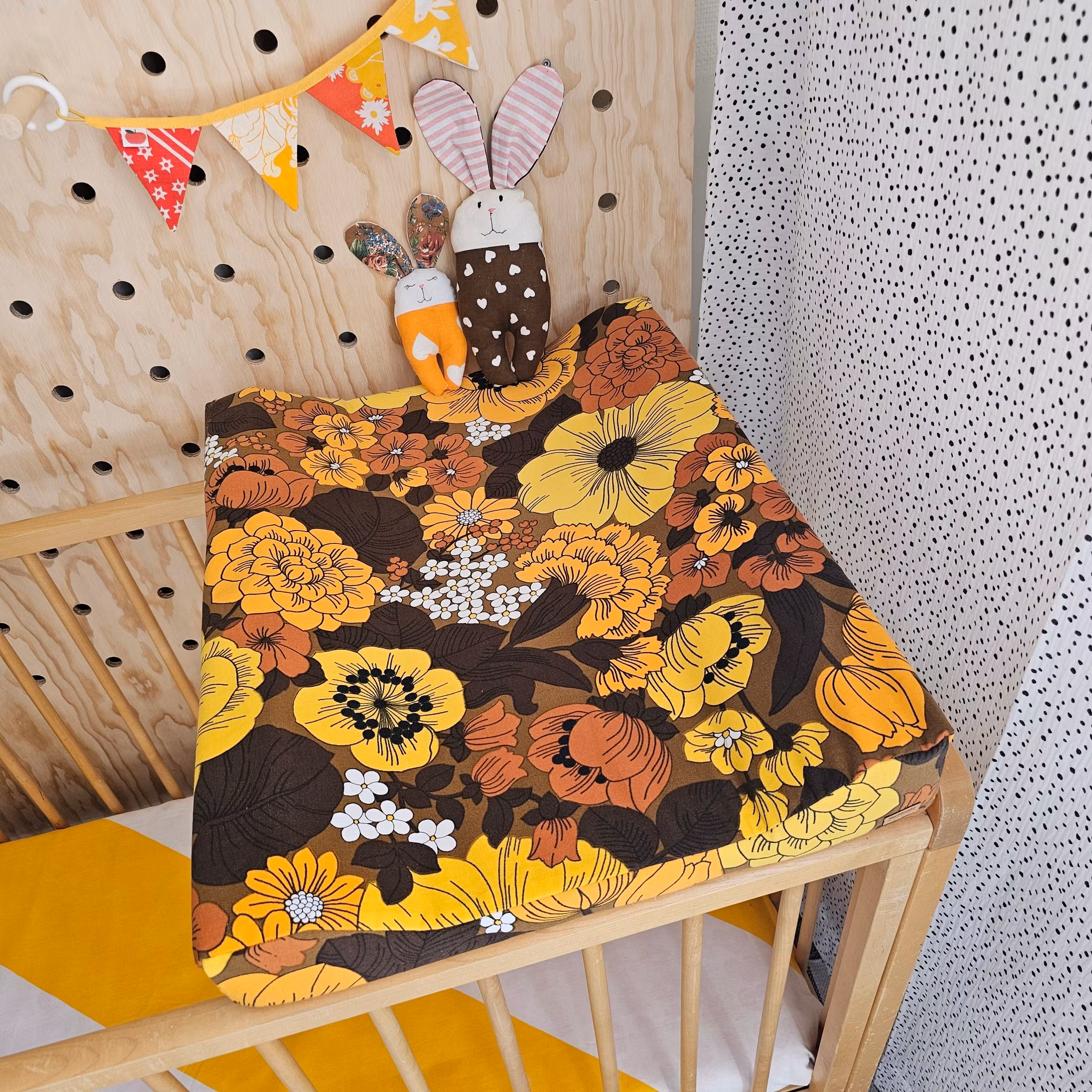 Överdrag till skötbord