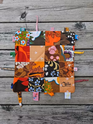 Snuttefilt brun/orange