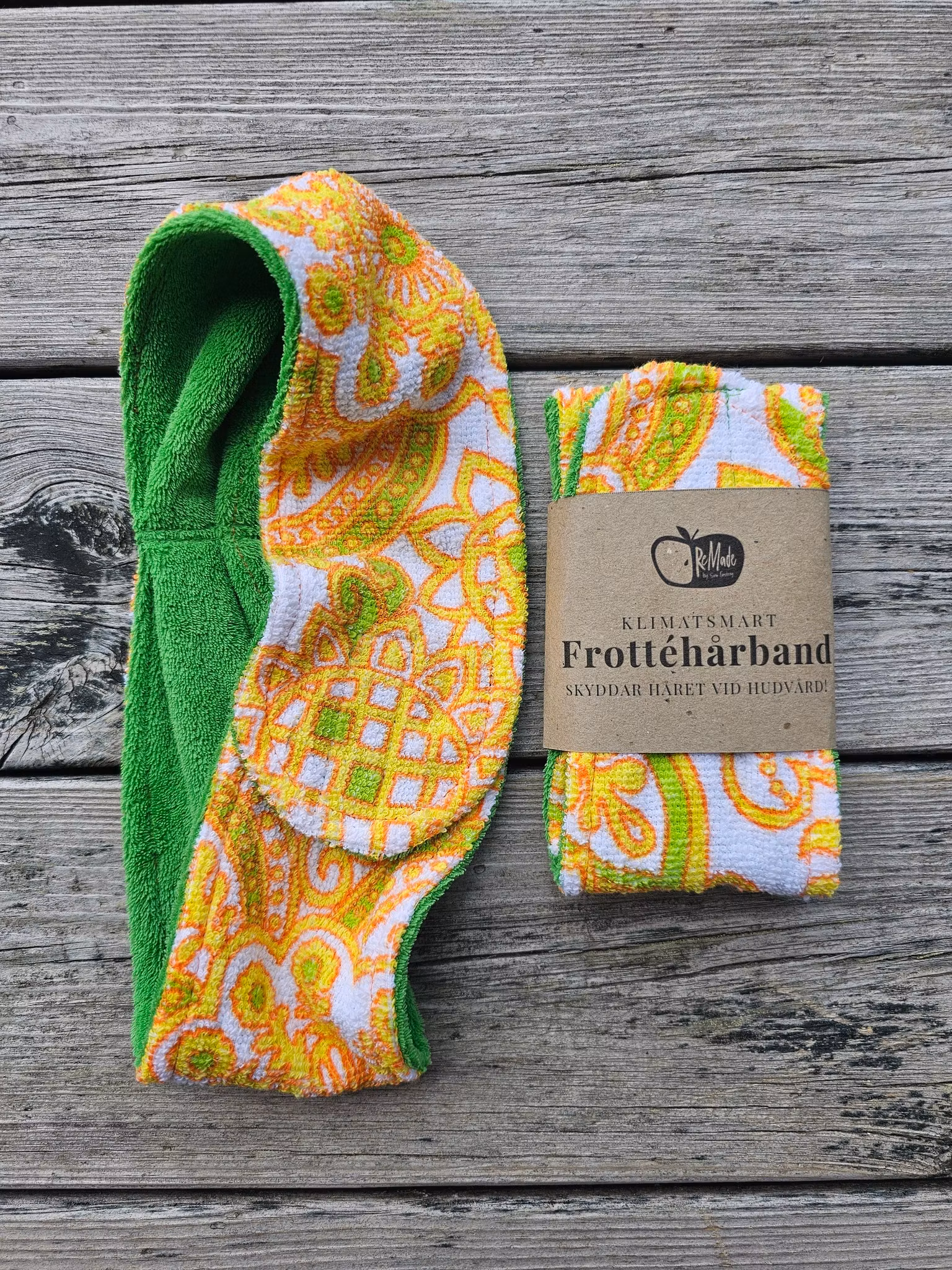 Frottehårband