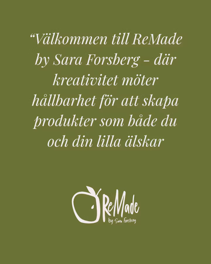 ReMade by Sara Forsberg