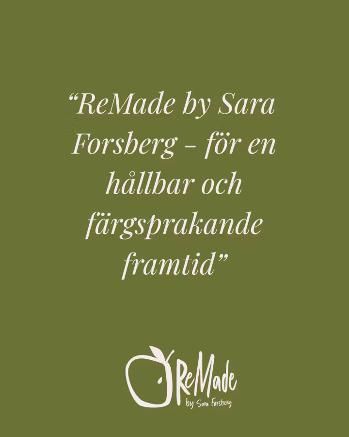 ReMade by Sara Forsberg