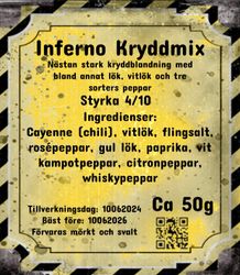 Inferno Kryddmix