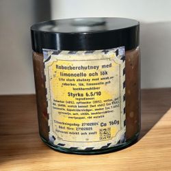 Rabarberchutney med lök och limoncello