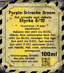 Purple Sriracha Dream