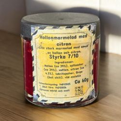 Hallonmarmelad med citron