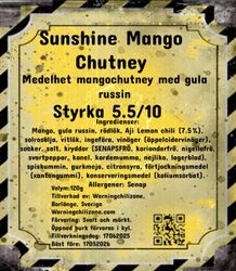 Sunshine mango chutney