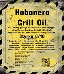 Habanero Grill Oil