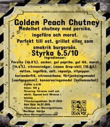 Golden Peach Chutney