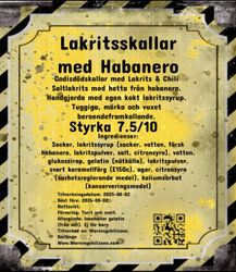Lakritsskallar med habanero