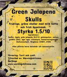 Green Jalapeno Skulls