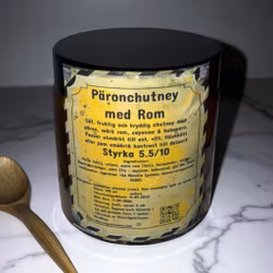 Päronchutney med rom