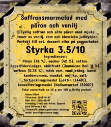 Saffransmarmelad med päron och vanilj