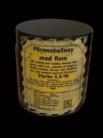 Päronchutney med rom