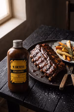 Smoky Pear & Bourbon Glaze