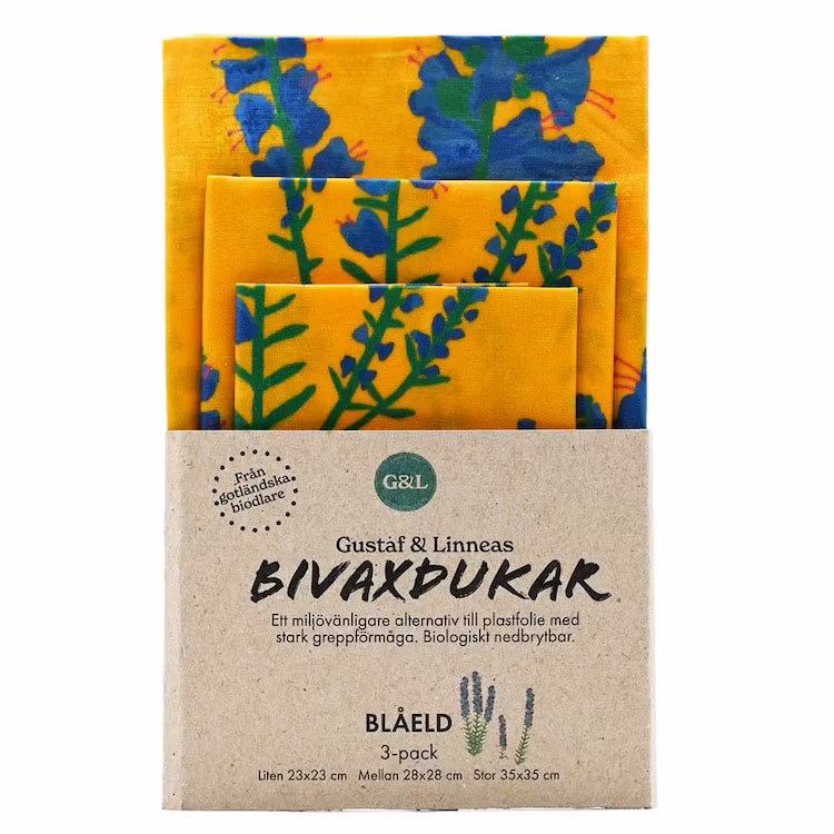 Bivaxdukar Blåeld