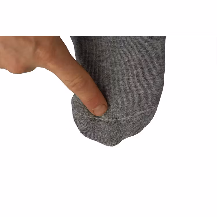 Diabetikersocka med rulltopp och en tjockare sula