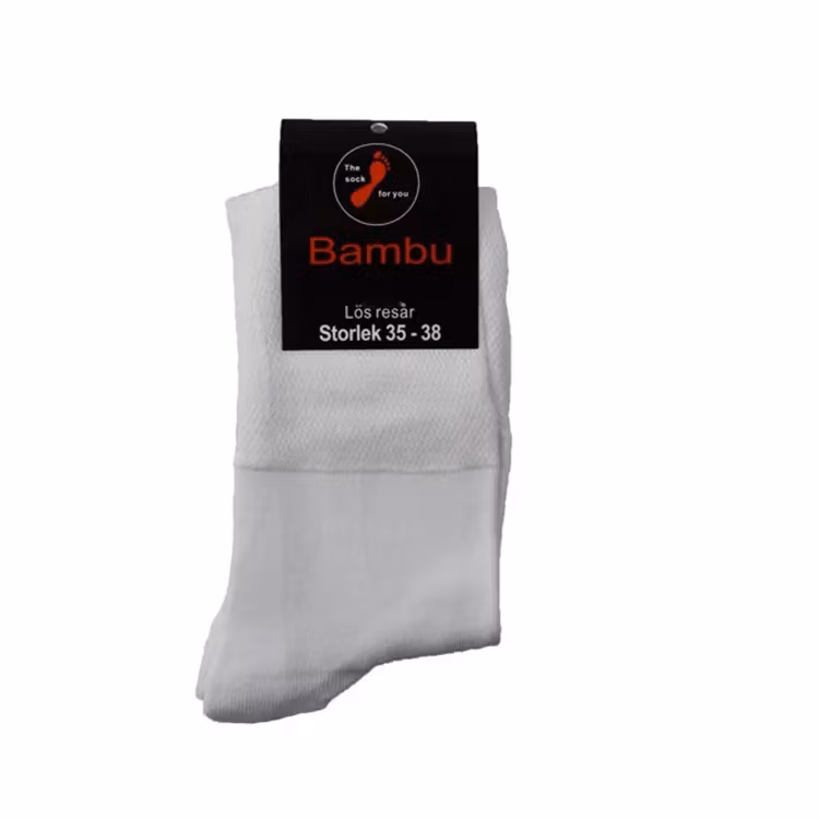 Bambu med lös resår och vanlig skaftlängd