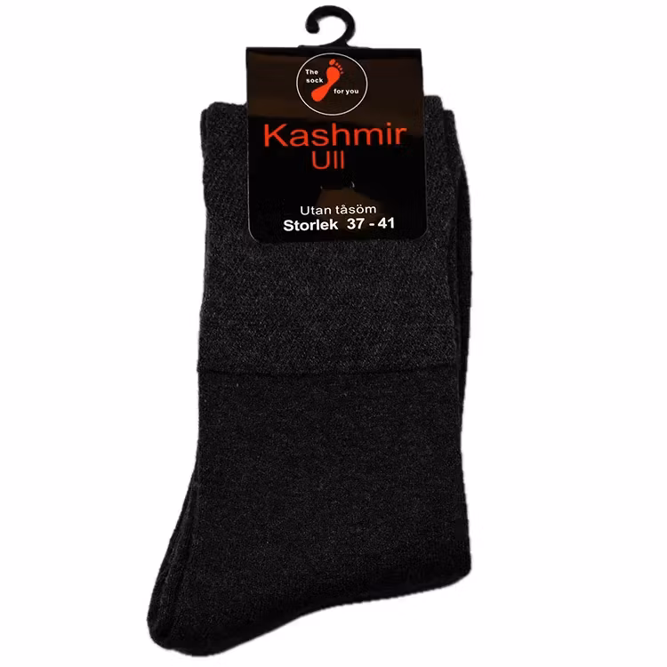 Kashmirull med lös resår utan tåsöm