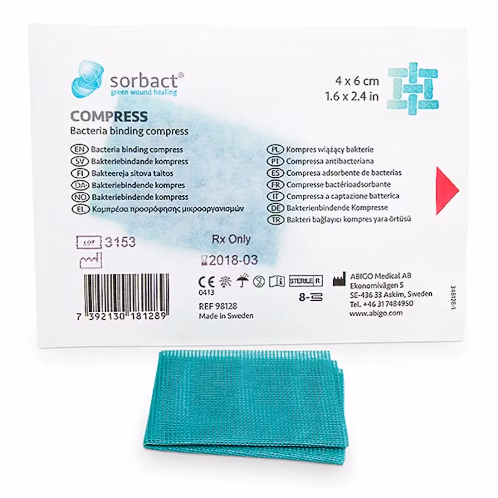 Product Image for Sorbact Kompress 4x6 cm