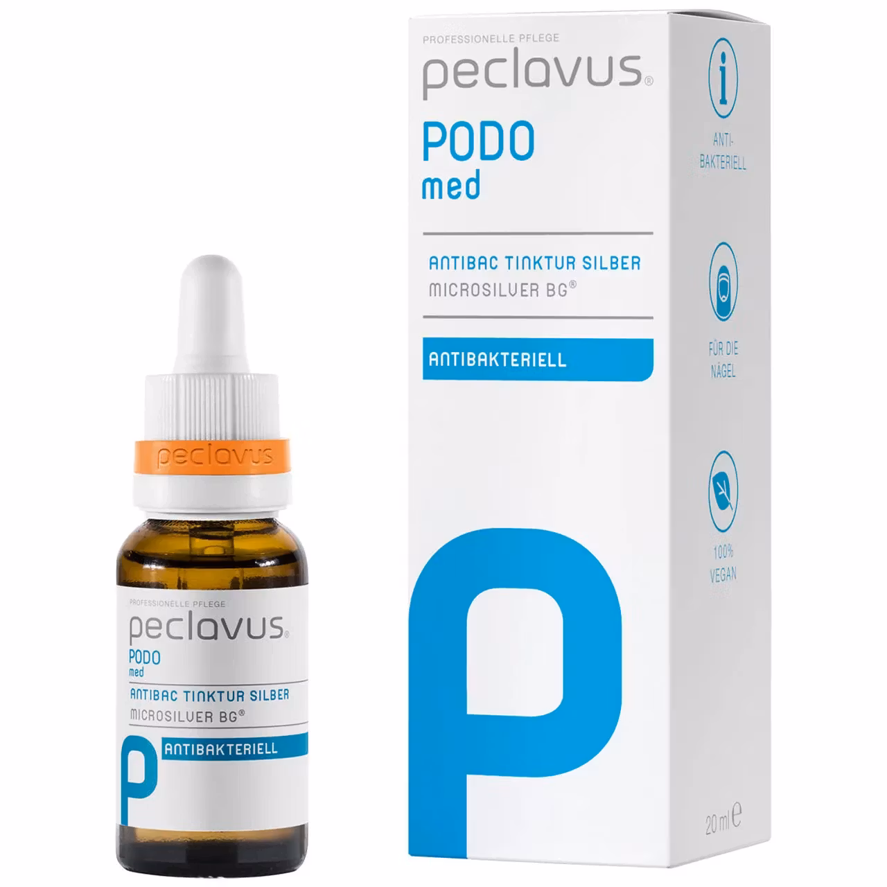 Peclavus® PODOmed AntiBAC-tinktur Silver