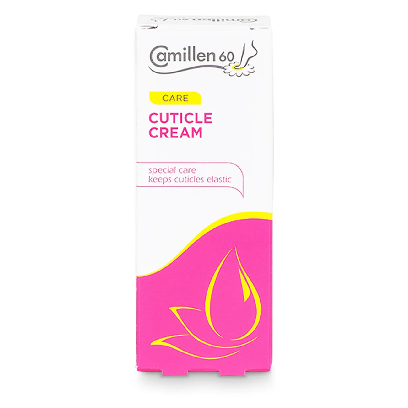Camillen 60 Nagelbandskräm är en specialutvecklad kräm för dig som har torra, spruckna eller strama nagelband.