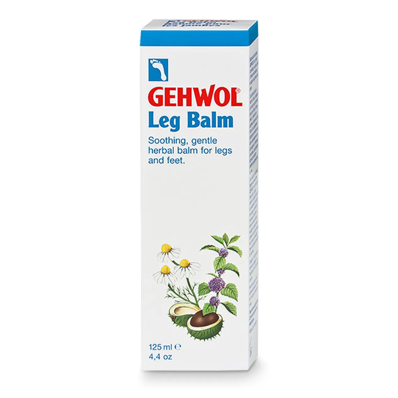GEHWOL Leg Balm Benbalsam 125 ml förpackning – skonsamt örtbalsam för ben och fötter