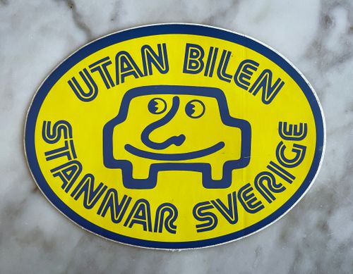 Utan bilen stannar Sverige