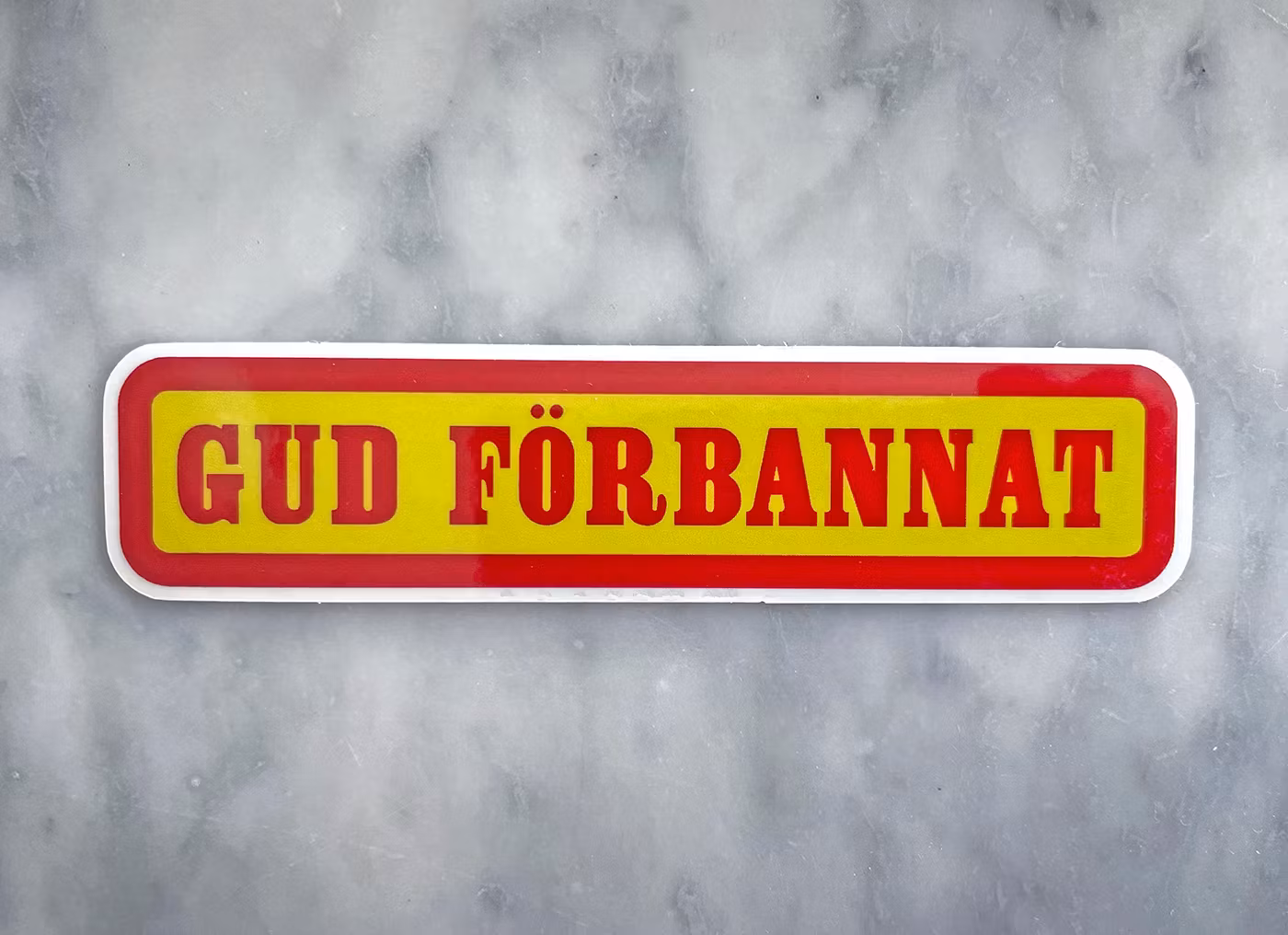 Gud förbannat