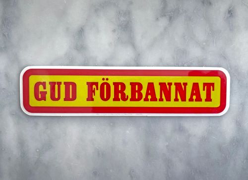 Gud förbannat
