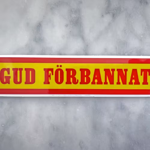 Gud förbannat