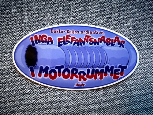 Inga elefantsnablar i motorrummet