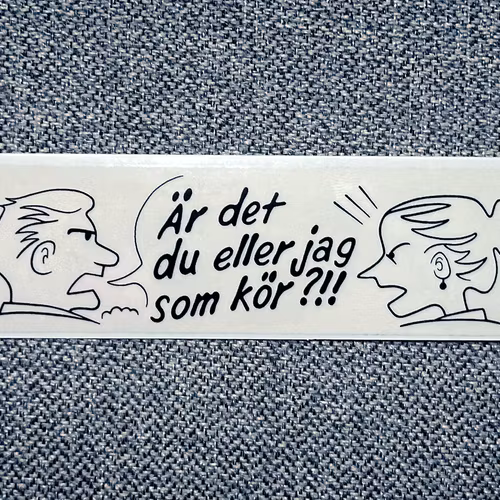 Är det du eller jag som kör?!!