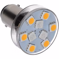 Nauticled LED-Bajonettlampa - vit/röd
