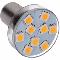 Nauticled LED-Bajonettlampa - vit/röd