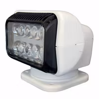 Golight Searchlight Vit LED, trådlös, 24V