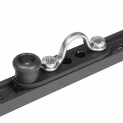 Ronstan C-släde m. bygel och fjäderstopp