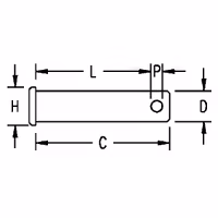Ronstan riggbult 6,4 x 32 mm