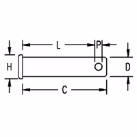 Ronstan riggbult 12,7 (1/2)x25 (1)