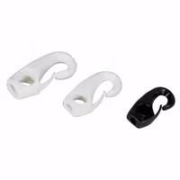 Nylonkrok vit 4 mm 4 st