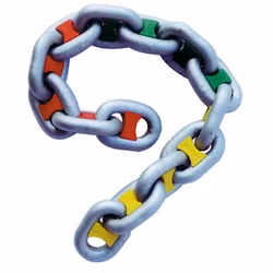 Kättingmarkering 1/4" röd 14st.