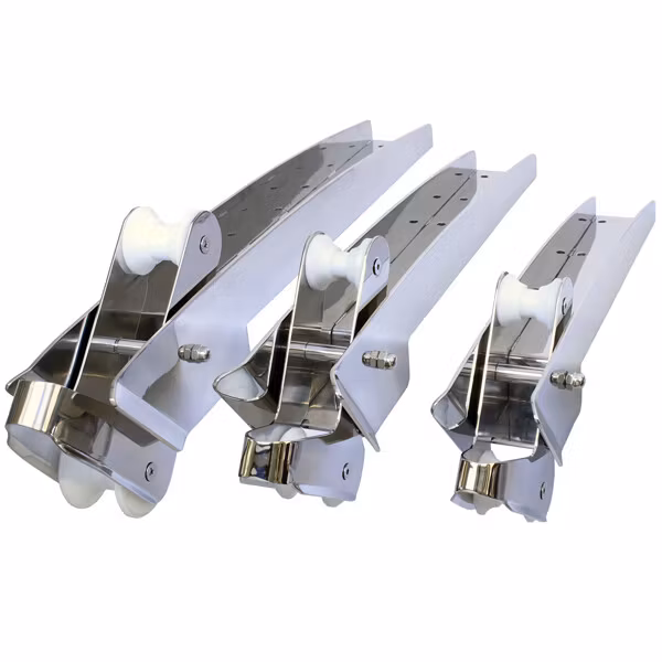 1852 Ankarrulle vippbar AISI 316 L-750mm B-90mm 15-30kg anka