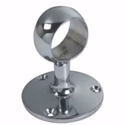 Mellanstycke kromad mässing 25mm stolpe