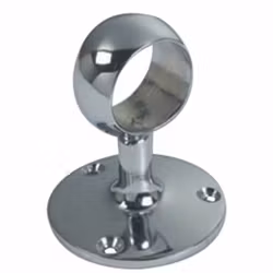 Mellanstycke kromad mässing 30mm stolpe