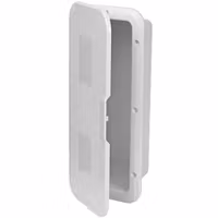 Inbyggnadsbox med lucka, 430x180 mm