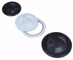 Inspektionslucka plast vit, ø 155 mm