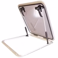 1852Marin lucka, medium profil eloxerat aluminium 211 x 211m